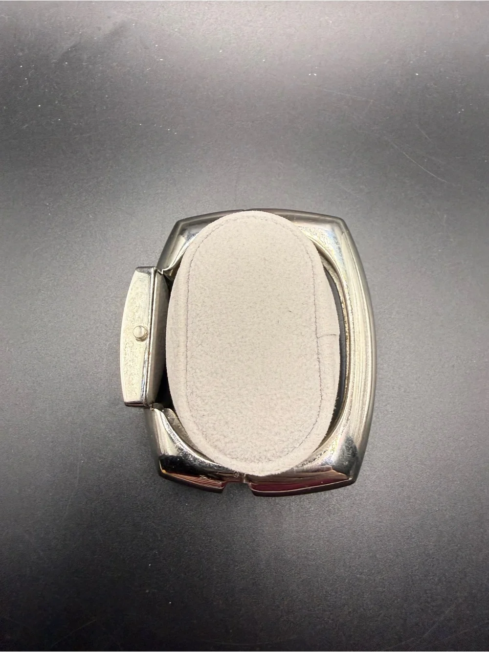 NARMI Womens Silver Bangle Watch Rectangular White Dial 24.0mm Japan Movt Tested